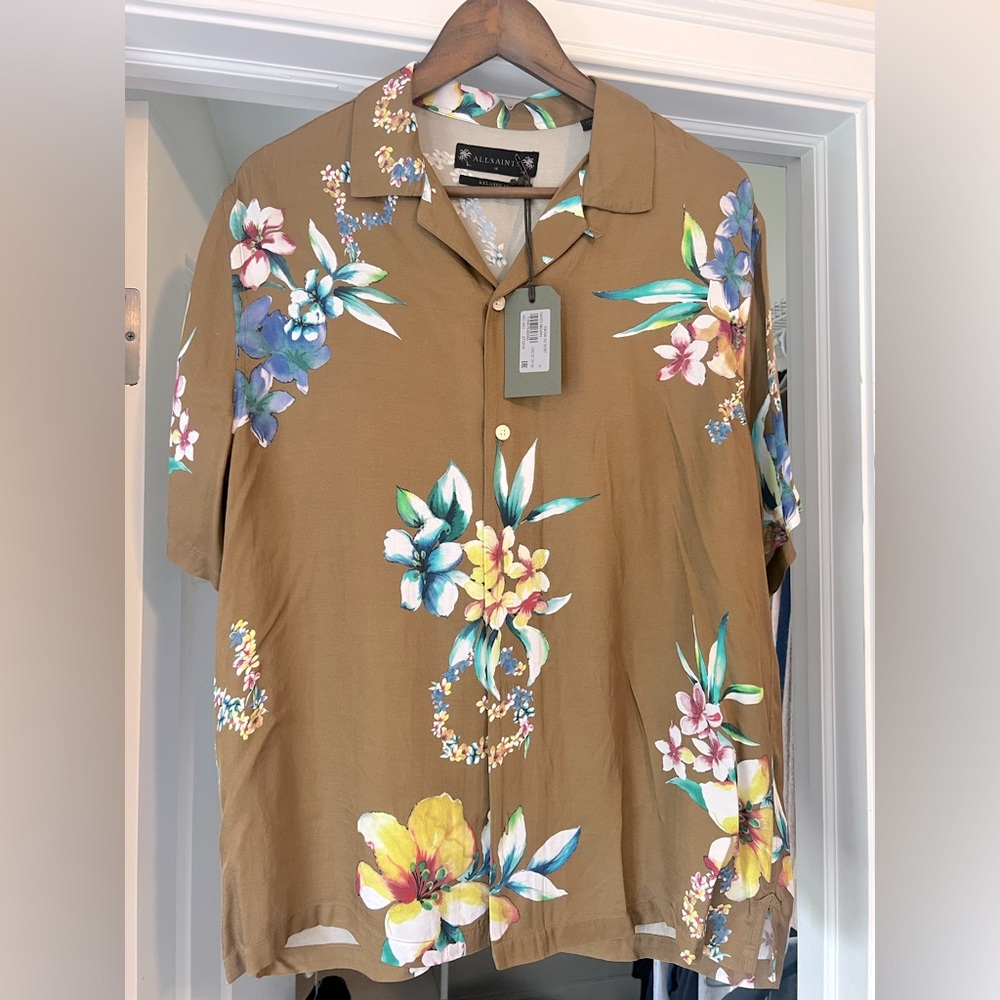 All Saints Summer Shirt NWT - M